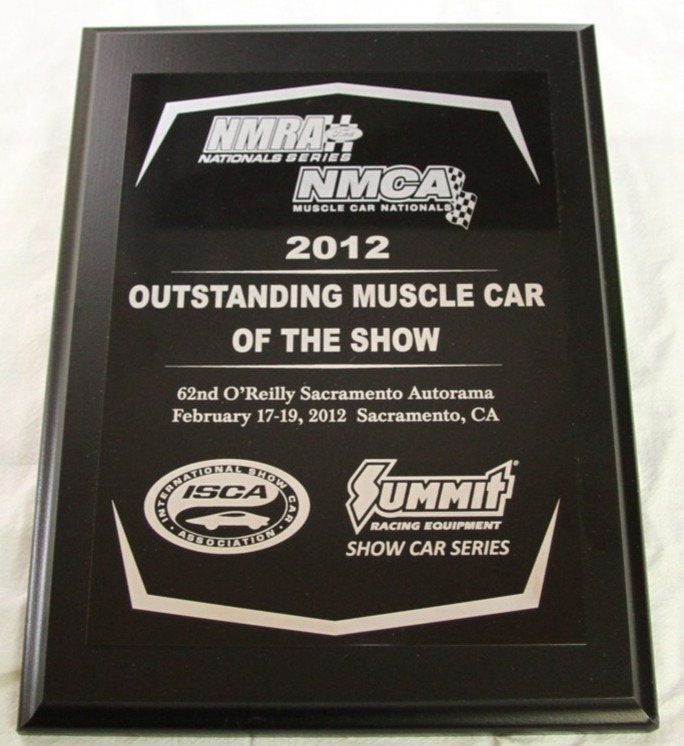 Trophy Dash Grand Champion Award, 2009