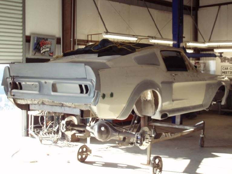 Body kit begins to establish the desired profile