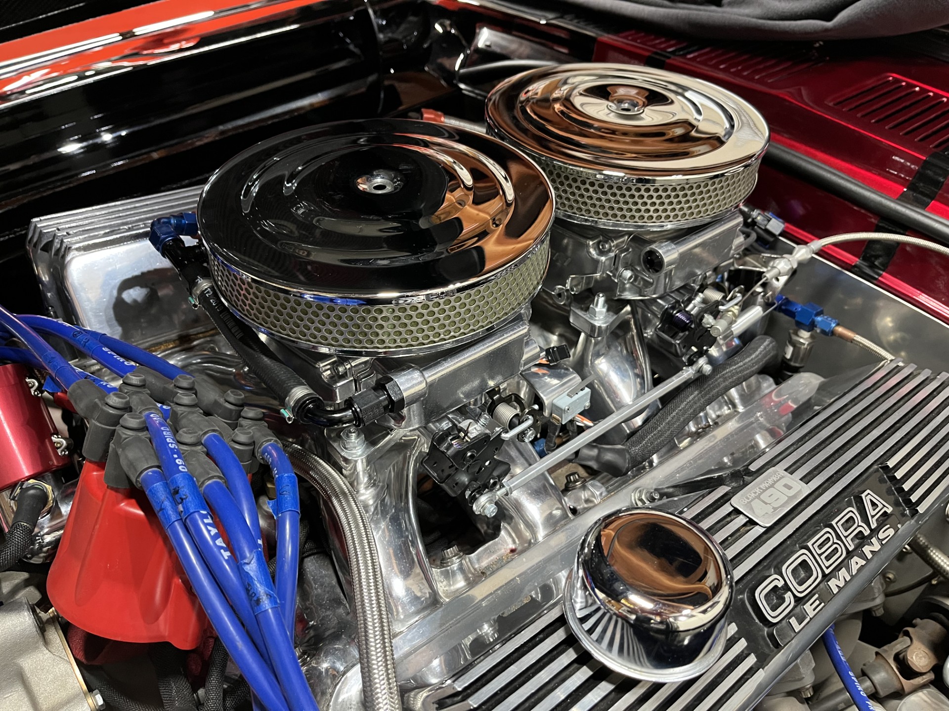 Engine bay of The Black Mamba