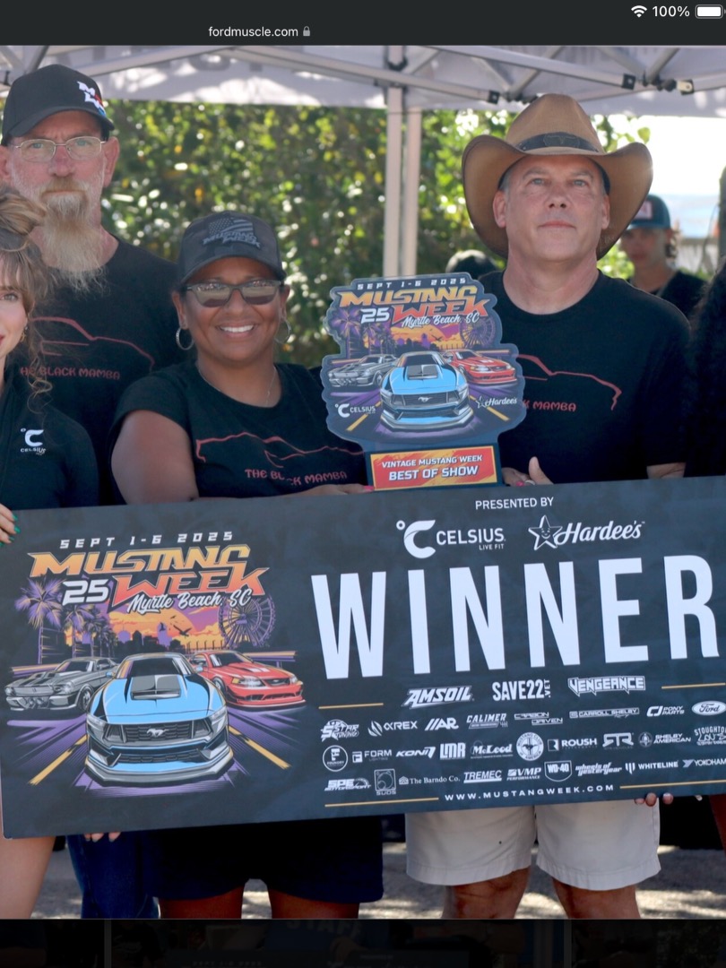 Craig and Jessica Jones with The Black Mamba