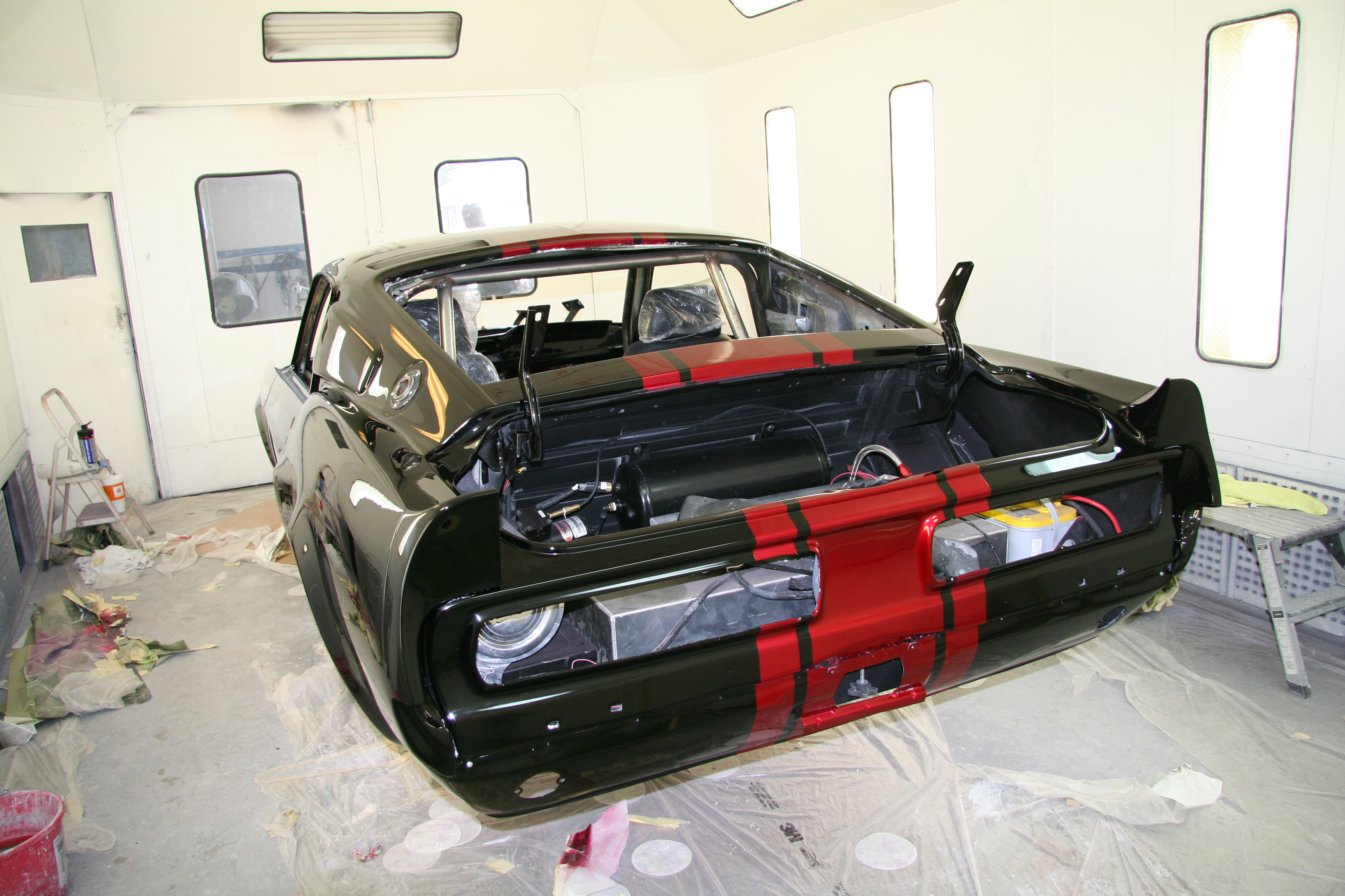 Body stripes begin to take shape