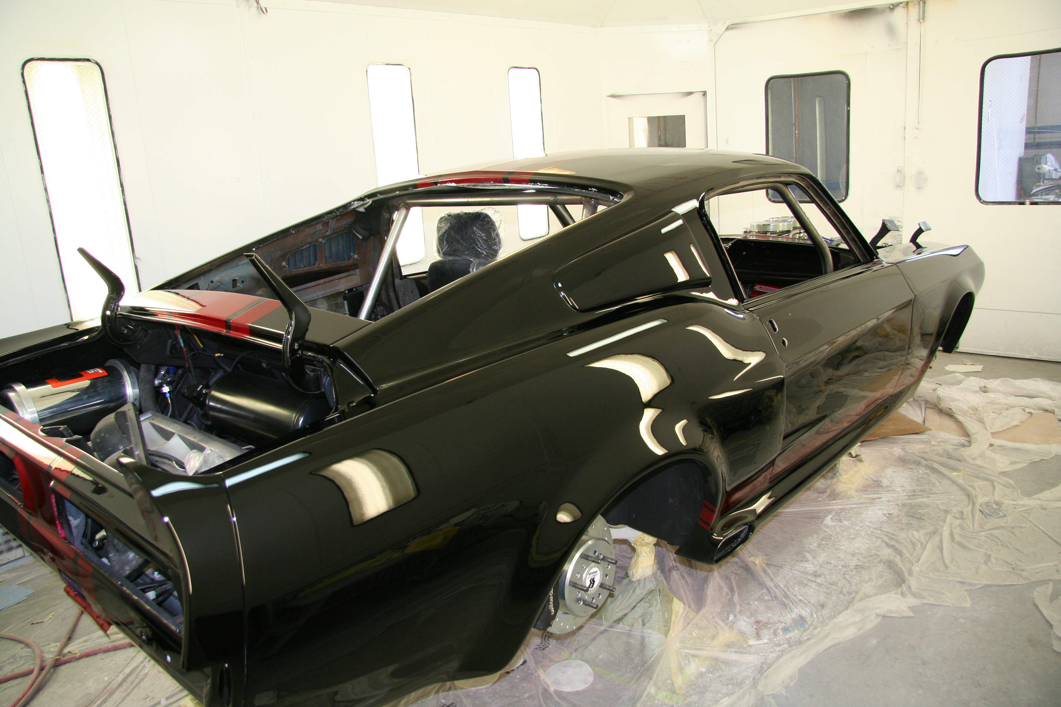 Black finish demands perfectly straight panels