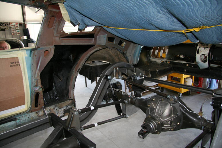 Original unibody shell removed