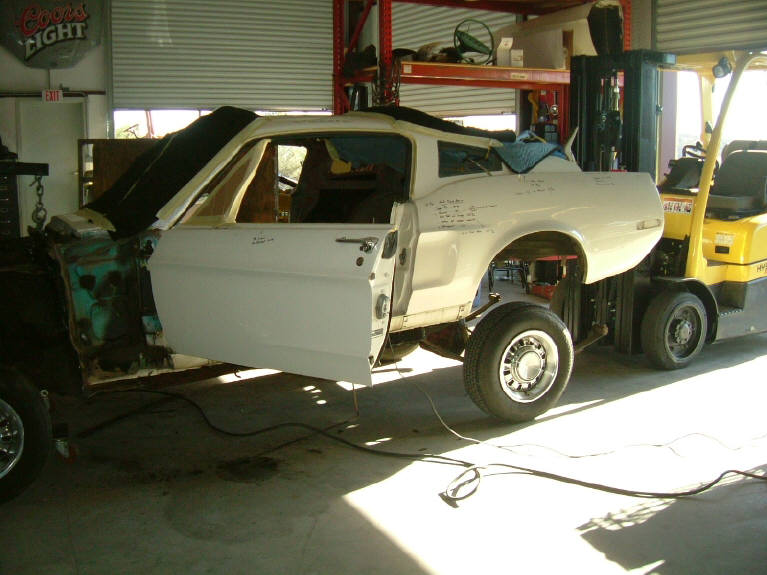 Body being lifted clear